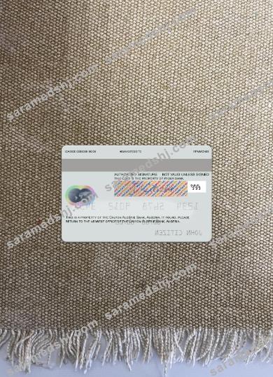 Algeria Calyon Algérie Bank mastercard photolook back
